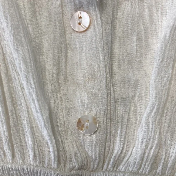 Lulu’s White Boho Off the Shoulder Dress - Picture 9 of 11